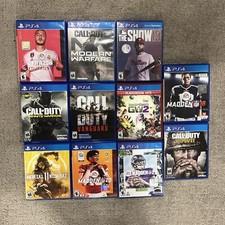 PS4 Games Lot Bundle Call Of Duty Madden Modern Warfare Mortal Kombat PvZ GW2 