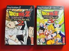 Lot Of 2 Dragon Ball Z Budokai Tenkaichi 2 & 3 PlayStation 2 PS2 Video Game DBZ