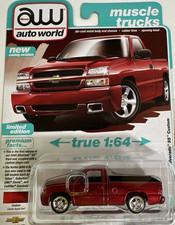 2005 Chevy Silverado SS Custom Auto World Muscle Trucks Candy Apple Red New