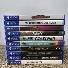 Sony PlayStation 4 PS4 Ps5 Game Lot Tested Lot Of 10 Games