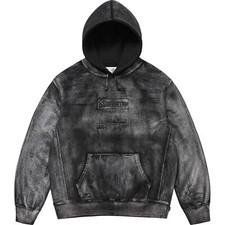 Supreme x MM6 Maison Margiela Foil Box Logo Hoodie (SS24SW33) Men's Sizes S-XL