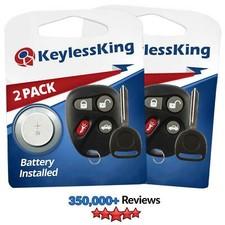 2 Replacement Remote Key Fob Set for 2001 2002 2003 2004 2005 Pontiac Grand Am