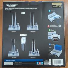 Dobe Charging Dock TP5-3632B White/Black For PS5/New PS5 Fast Charging LED