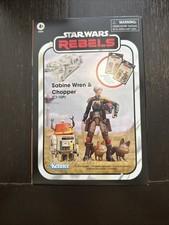Star Wars 3.75 Vintage Collection Sabine Wren & Chopper 2-Pack Pulse NEW/SEALED!