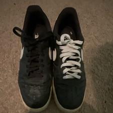 Nike Air Force 1 Low Top Sneakers Black/White Lace-Up Men's Casual Athletic