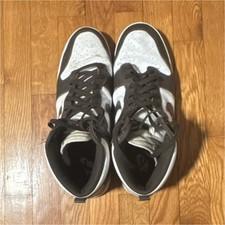 Nike Black White High Top Palomino Lace-Up Colorblock Basketball Sneakers