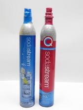 (Lot of 2) Soda Stream 60L FULL Cylinders 11/23 & 10/26 Exp Dates