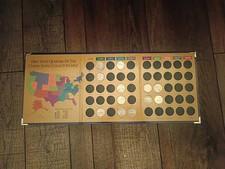 First State Quarters of the United States Collector's Map 1999-2008 - Partial...