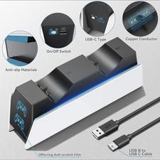 LED PS4 Controller Charger Dock PlayStation, Charging Station Joystick Stand