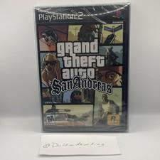 Grand Theft Auto San Andreas Part of Trilogy PlayStation 2 Factory Sealed Blk Lb