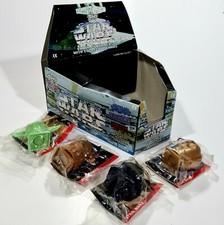 ©1997 topps STAR WARS Candy Container/Collectors Card YODA/VADER/C-3PO/CHEWBACCA
