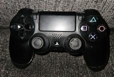 Sony PlayStation PS4 Wireless Controller Jet Black, DualShock 4, Tested Working