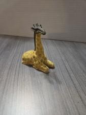 Wildlife Giraffe Resin Statue Figurine  4"  X 3.5" X 1"  Dark Face & Mane