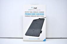 Tylt Fast Charge Dual Wireless Charger Charging Mat - Gray