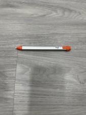 Logitech Crayon Digital Pencil for Apple iPad 2018 & Above Orange Tested Working
