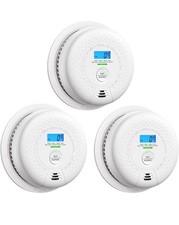 X-Sense SC01-W Wireless Interlinked Combo Smoke & Carbon Monoxide Alarm - 3-Pack