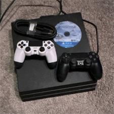 Sony PlayStation 4 Pro, 2 Controllers, God of War Ragnarok, Two HDMI cords