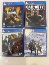 🎮 PS4 Game Bundle – Call of Duty, God of War Ragnarok & inFAMOUS (4 Games)