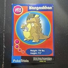 Nintendo Pokémon Movie Scene Collectible Trading Cards Kangaskhan Ash Pikachu 1…