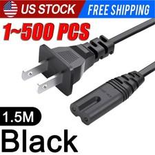 Sony Fat Edition Original PS2 AC Power Adapter Cord Works For PS1 PS3 PS4 8Z Lot