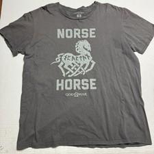 PlayStation God of War Norse Horse T-Shirt Loot Gaming  Size: XL Flawed- holes