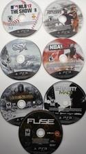 PS3 Game Lot MLB 12 Tiger Woods SSX NBA 2K11 LOTR MW3 Fuse Disc Only