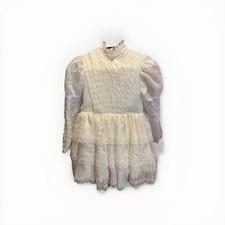 Vintage 1980s First Communion Dress Size 8 By Festive Frocks
