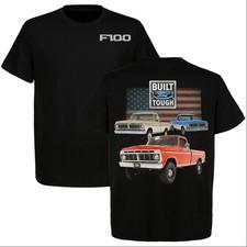 Ford F100 Built Tough Edition T-Shirt, Ford F100 Classic American Truck Tee