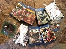 Lot of 7 Sony Playstation 4 PS4 Games Bundle Rage2, Call Of Duty Legacy, Far Cry
