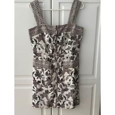 Tory Burch sundress. Size 8. Wool and silk. Zipper in front . Pockets