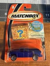 Matchbox Chevrolet Silverado SS Blue Toy Truck #54 w/ Treasure Chest