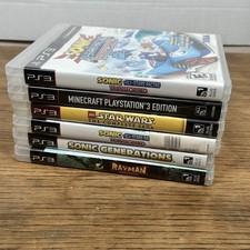Lot Of 6 PlayStation 3 PS3 Games Sonic Rayman Lego Star Wars Minecraft