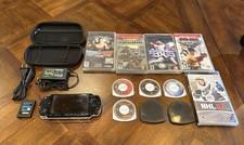 PSP 2001 Bundle – 9 Games, New Battery & Charger, Case – Excellent Condition