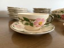 Franciscan Desert Rose Tea Cup with Saucer - Set Of 4
