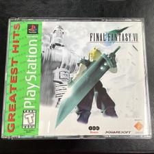 Final Fantasy VII Sony PlayStation 1 Squaresoft 3-Disc Set w/ Manual 1997