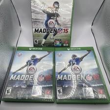 Madden NFL 15 16 (2)  Xbox One Bundle Lot Video Games Football Microsoft