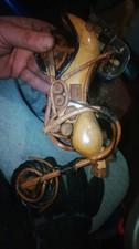 Wooden Motorcycle Sculpture Figurine Decorative Collectible
