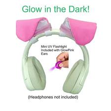 New Headphone Accessories Glow Pink Puppy Dog Ears, Headset Attachments Gaming