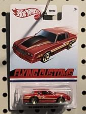 Hot Wheels 1986 Chevrolet Monte Carlo SS Red 1:64 Diecast Flying Customs
