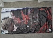 Death Stranding 2 On The Beach Official PS5 Promotional Fabric Banner 48" x 25🎮