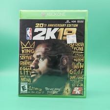 NBA 2K19 - 20th Anniversary Edition Microsoft Xbox One Tested Working Lebron VG+