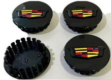 4PCS OF 2015-2020 ESCALADE ESV WHEEL CENTER CAP  CADILLAC COLOR CREST LOGO 67mm