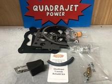 Quadrajet Complete Custom Pro Rebuild Kit With Float Filter Jets, Primary Rods +