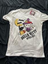 Hello Kitty Halloween T-shirt Unisex Keropi Friends White Witch New Tags Medium