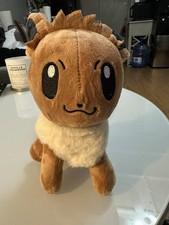 Adorable Evee Plushie — with suction cup for hanging