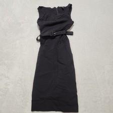 Windsor Women’s Dress Black Belted Size M (7/8) Sleeveless