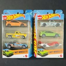Hot Wheels • 3 Pack • Custom 69 Chevy • Honda Civic Type R • Lot Of 2