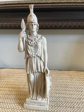 Vintage Athena Statue- Made in Greece- 9” Classical Greek Goddess Figurine
