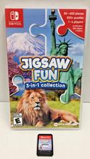 JIGSAW FUN 3-in-1 Collection NINTENDO SWITCH Puzzle FAMILY Opened UNPLAYED Mint