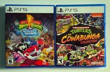 2 Sony PlayStation 5 PS5 Games Lot Bundle - Power Rangers Rita's Rewind TMNT CIB